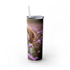 Skinny Tumbler with Straw – 20 oz Stainless Steel Cup
