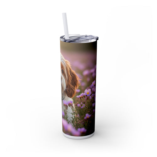 Skinny Tumbler with Straw – 20 oz Stainless Steel Cup