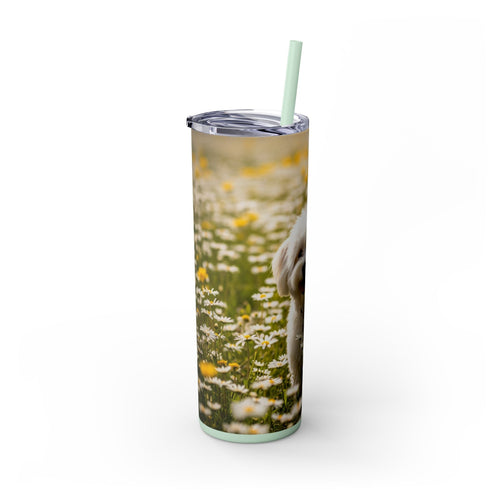Skinny Tumbler with Straw – 20 oz Stainless Steel Cup