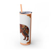 Skinny Tumbler with Straw – 20 oz Stainless Steel Cup