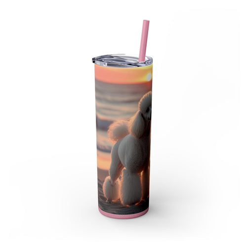 Skinny Tumbler with Straw – 20 oz Stainless Steel Cup