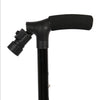 Luminous walking stick five section telescopic folding old tumbler magical aluminum alloy