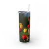 Skinny Tumbler with Straw – 20 oz Stainless Steel Cup