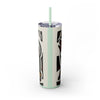 Skinny Tumbler with Straw – 20 oz Stainless Steel Cup