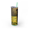 Skinny Tumbler with Straw – 20 oz Stainless Steel Cup