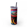 Skinny Tumbler with Straw – 20 oz Stainless Steel Cup