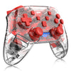 Wireless Wake-up Burst SwitchPRO Bluetooth Transparent Lighted Gamepad