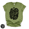 Black Roses Tee | Gothic Floral Graphic T-Shirt
