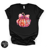 Pumpkin Bow Tee | Coquette Fall Pumpkin Graphic T-Shirt
