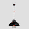 Retro Restaurant Restaurant Dining Table Single-head Iron Pot Cover Lampshade Chandelier