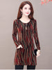 Lurex Mid-length Bottoming Shirt Plus Velvet Thick Plus Size Top