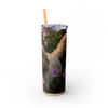 Skinny Tumbler with Straw – 20 oz Stainless Steel Cup