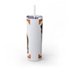 Skinny Tumbler with Straw – 20 oz Stainless Steel Cup