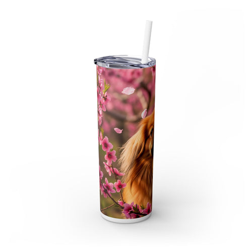 Skinny Tumbler with Straw – 20 oz Stainless Steel Cup