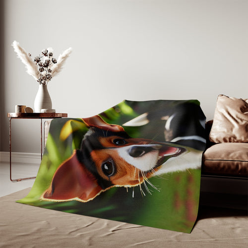 Sweatshirt Blanket – Plush Fleece Throw, 2 Size Options