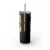 Skinny Tumbler with Straw – 20 oz Stainless Steel Cup