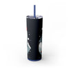 Skinny Tumbler with Straw – 20 oz Stainless Steel Cup
