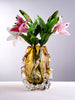 Creative Crystal Glass Vase Flower Arrangement Art Ornaments