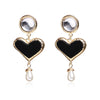 Female Assembly Jewelry Exaggerated Big Earrings Fashion Personality Retro Rhinestone