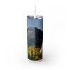 Skinny Tumbler with Straw – 20 oz Stainless Steel Cup