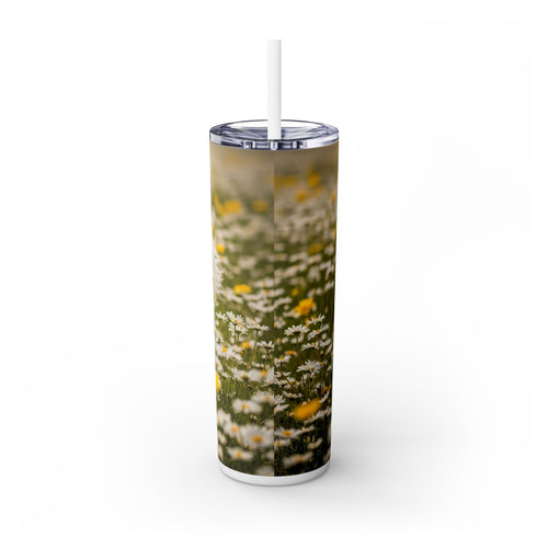 Skinny Tumbler with Straw – 20 oz Stainless Steel Cup