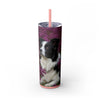 Skinny Tumbler with Straw – 20 oz Stainless Steel Cup