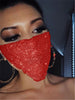 Explosive metal flash jewelry mask