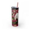 Skinny Tumbler with Straw – 20 oz Stainless Steel Cup