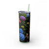 Skinny Tumbler with Straw – 20 oz Stainless Steel Cup