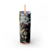 Skinny Tumbler with Straw – 20 oz Stainless Steel Cup