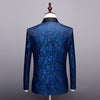 SOPHISTICATED DARK BLUE FORMAL SPECIAL OCCASSIONS DANCE PARTY’S Men's Dress Suit Set