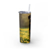 Skinny Tumbler with Straw – 20 oz Stainless Steel Cup