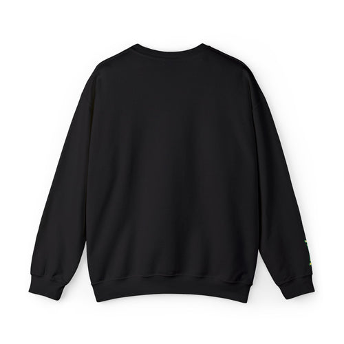California Embroidered Crewneck Sweatshirt — Green Vintage 'CA' Paw Logo
