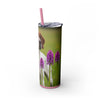 Skinny Tumbler with Straw – 20 oz Stainless Steel Cup
