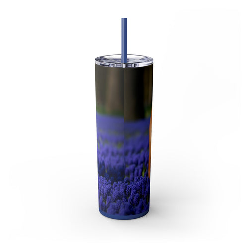 Skinny Tumbler with Straw – 20 oz Stainless Steel Cup