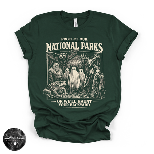 Protect Our National Parks Cryptid Tee | Outdoor Graphic T-Shirt