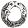 Boss Pet Super Beast XXL Dog Twin-Swivel Vinyl Coated Tie-Outs 40ft Up 250lbs