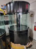 280g GLASS Cylinder Reef-Ready 48x48x36H in Abyss Black Display Model