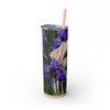 Skinny Tumbler with Straw – 20 oz Stainless Steel Cup