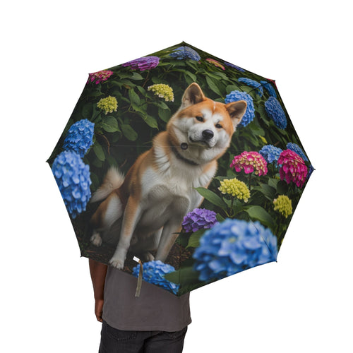 48 Semi-Automatic Umbrella – Windproof Large Travel Rain Umbrella