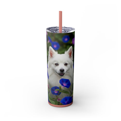 Skinny Tumbler with Straw – 20 oz Stainless Steel Cup