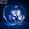 crystal  photo custom  laser engraving crystal sphere