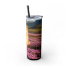 Skinny Tumbler with Straw – 20 oz Stainless Steel Cup