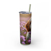 Skinny Tumbler with Straw – 20 oz Stainless Steel Cup