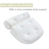 6 suction cups bath pillow 3D net bathtub pillow
