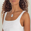 Dog Mom Oval Pendant Necklace