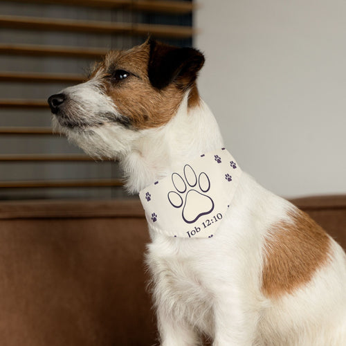 Faith Pet Bandana Collar — Matching Human Shirt Available