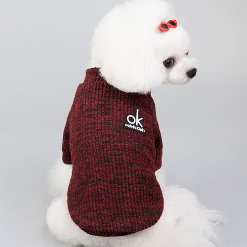 Pet Knitwear Dog Warm Sweater
