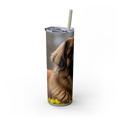 Skinny Tumbler with Straw – 20 oz Stainless Steel Cup