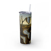 Skinny Tumbler with Straw – 20 oz Stainless Steel Cup